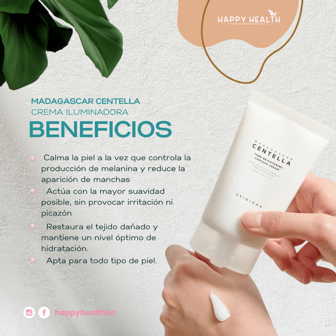 Skin 1004 - Crema Tone Brightening 75 ml - Madagascar Centella