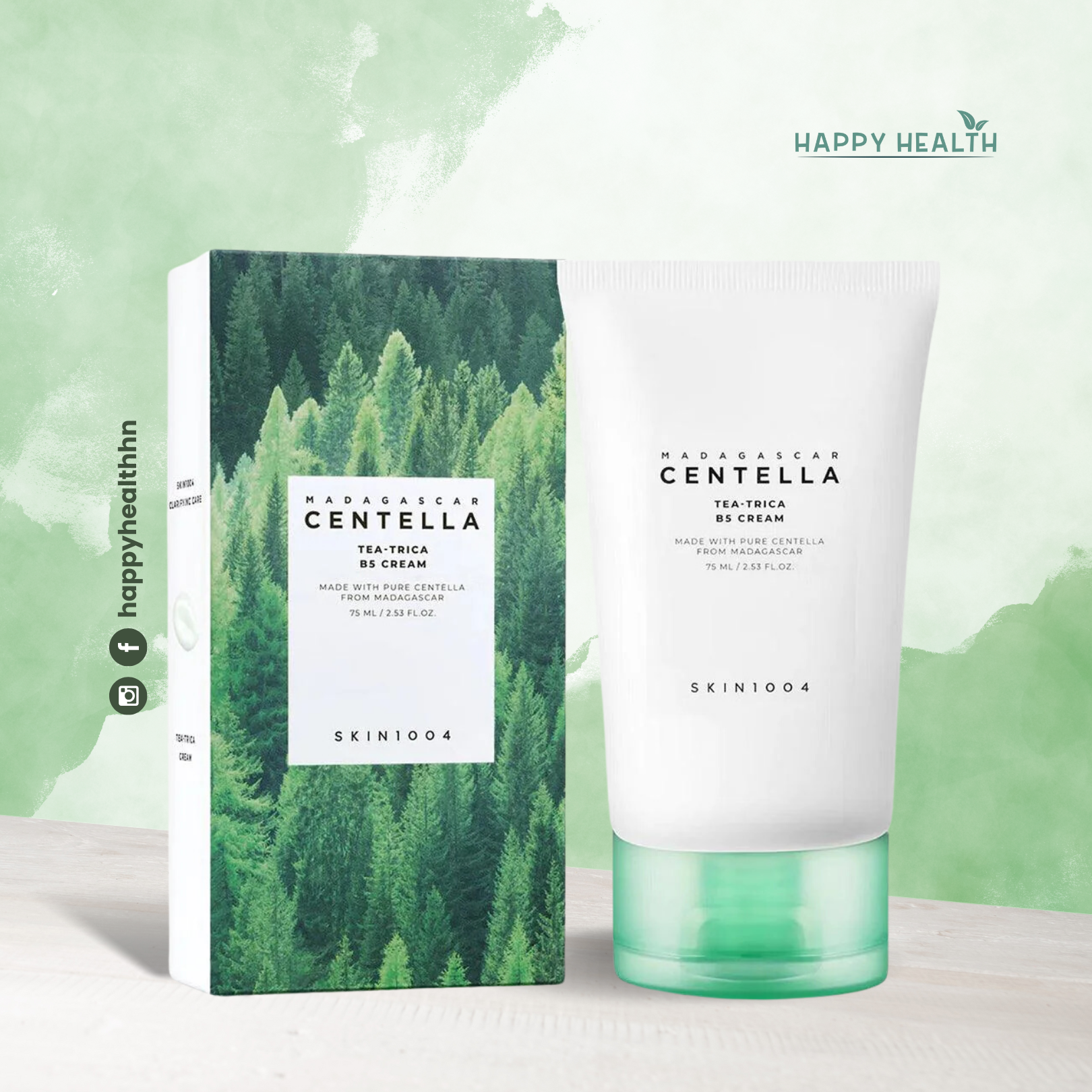 Skin1004 - Crema Gel Calmante con 5% Pantenol B5 + Té de Árbol + Centella (75ml)