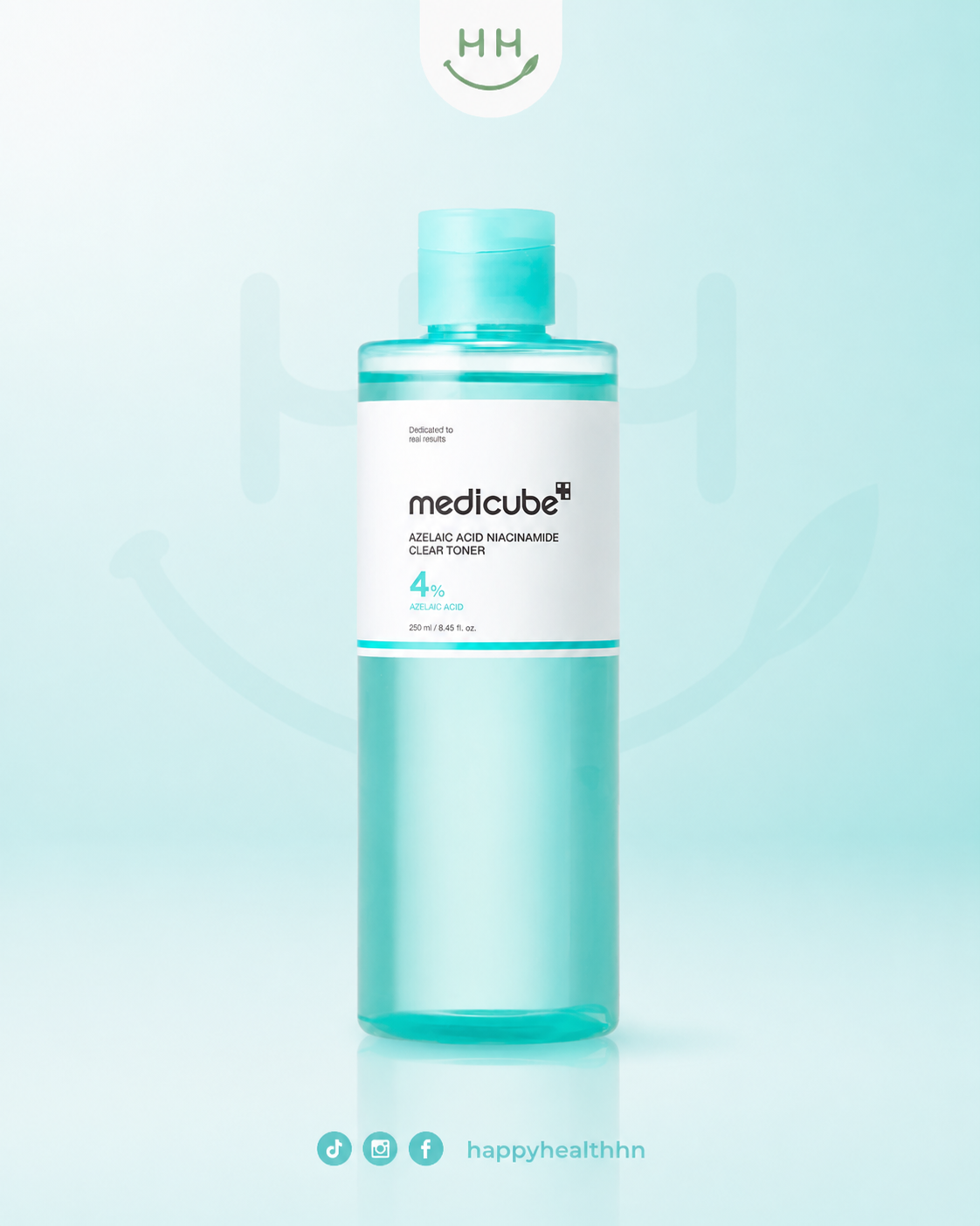 MEDICUBE Azelaic Acid Niacinamide Clear Toner 250ml tóner clarificante acné K-Beauty