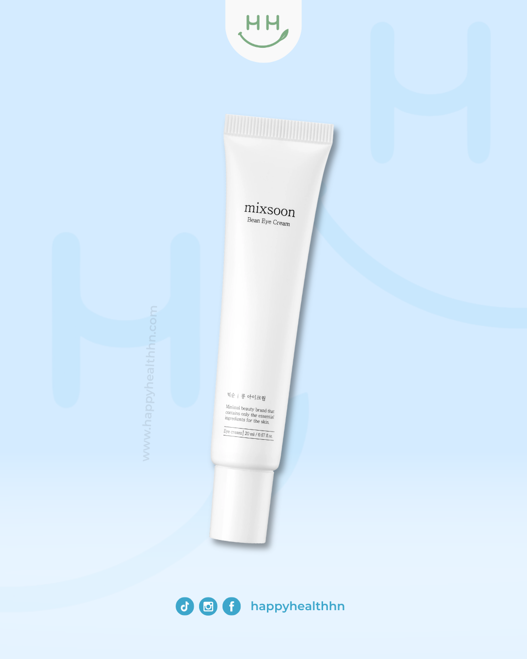 MIXSOON Bean Eye Cream 20ml crema contorno de ojos con soja fermentada y BIOME5X coreana