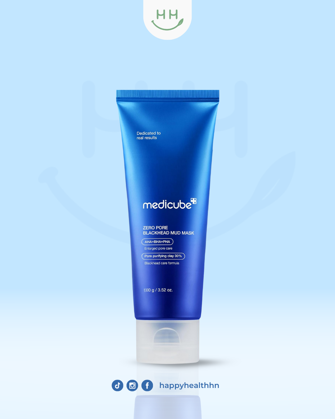 Mascarilla Medicube arcilla purificante con carbón activado para piel grasa