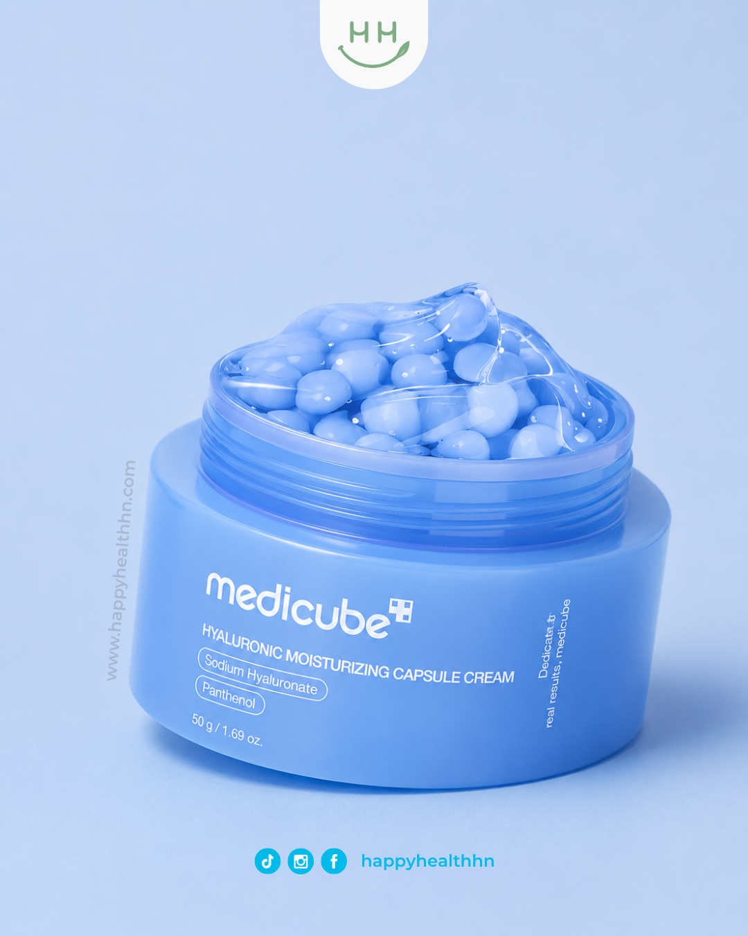 Medicube Hyaluronic Moisturizing Capsule Cream 55g crema hidratante K-Beauty