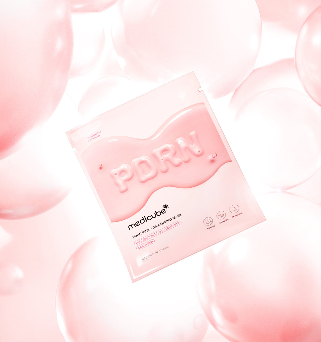 Medicube PDRN Pink Vita Coating Mask mascarilla reparadora coreana con PDRN y vitaminas