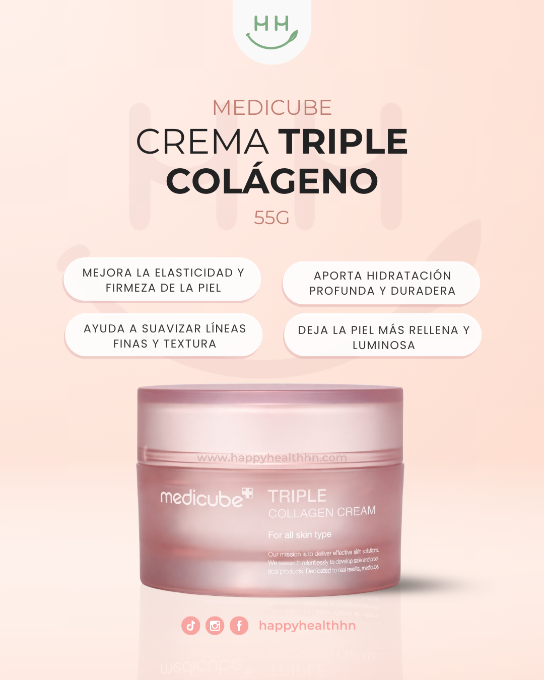 Medicube Triple Collagen Cream hidratante anti-edad con colágeno múltiple