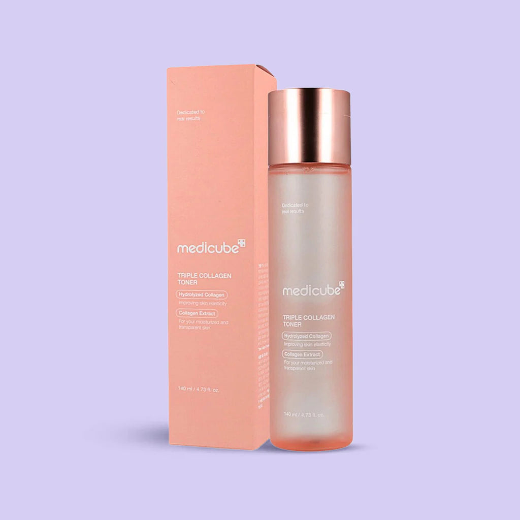 Medicube Triple Collagen Toner 4.0 140ml tónico anti-edad coreano con colágeno y péptidos