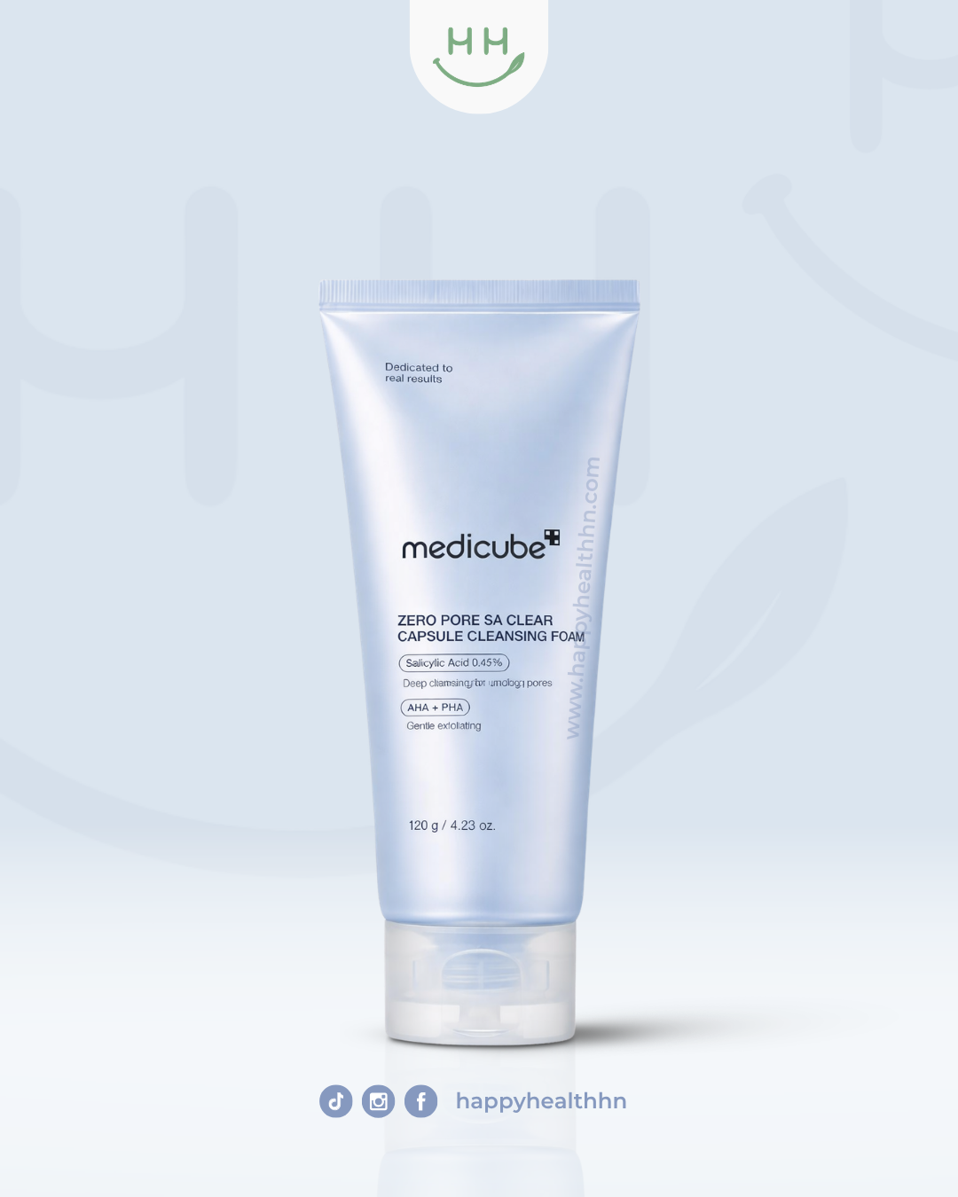 Medicube Zero Pore Clearing Capsule Cleansing Foam limpiador facial con cápsulas exosoma AHA BHA PHA