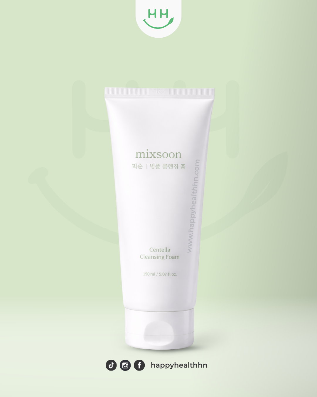 Mixsoon Centella Cleansing Foam 150ml limpiador facial con Centella Asiática