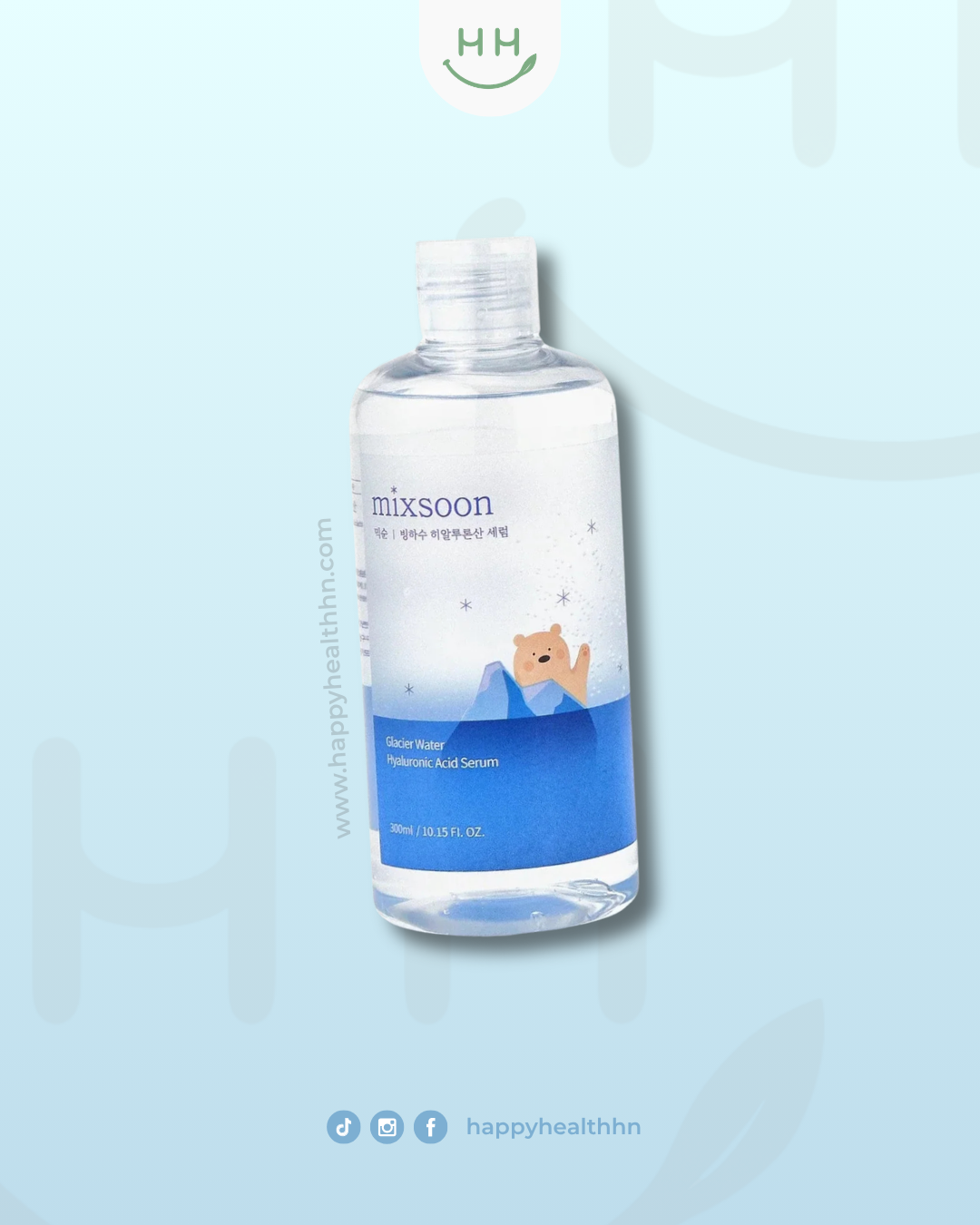 Mixsoon Glacier Water Hyaluronic Acid Serum 100ml sérum hidratante K-Beauty