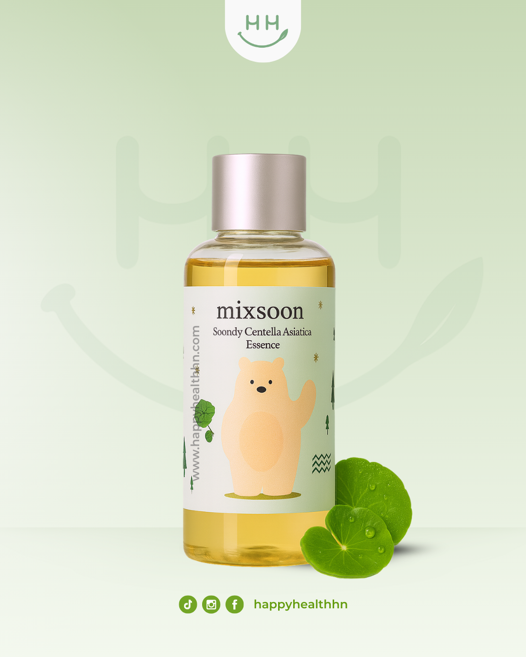 Mixsoon Soondy Centella Asiatica Essence 100% extracto centella calmante piel sensible