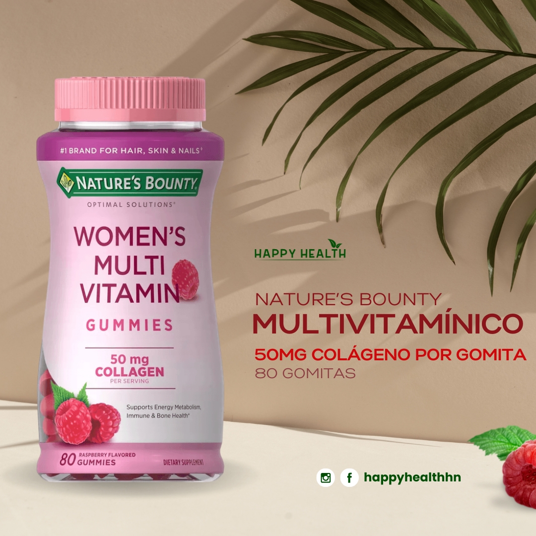Nature's Bounty - Multivitamínico con Colágeno, 80 gomitas