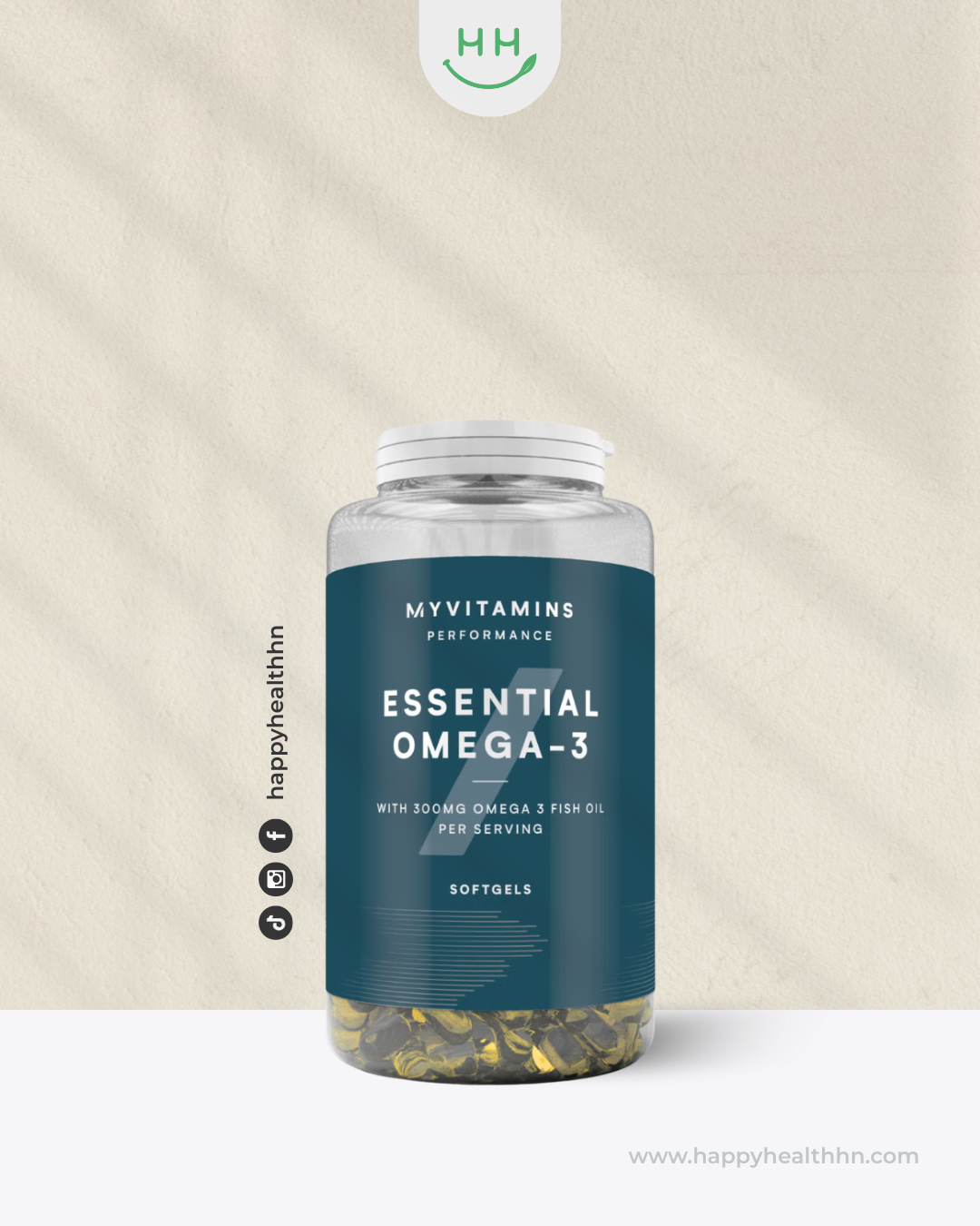 MyVitamins Omega-3 Esencial cápsulas blandas con EPA y DHA 90 unidades