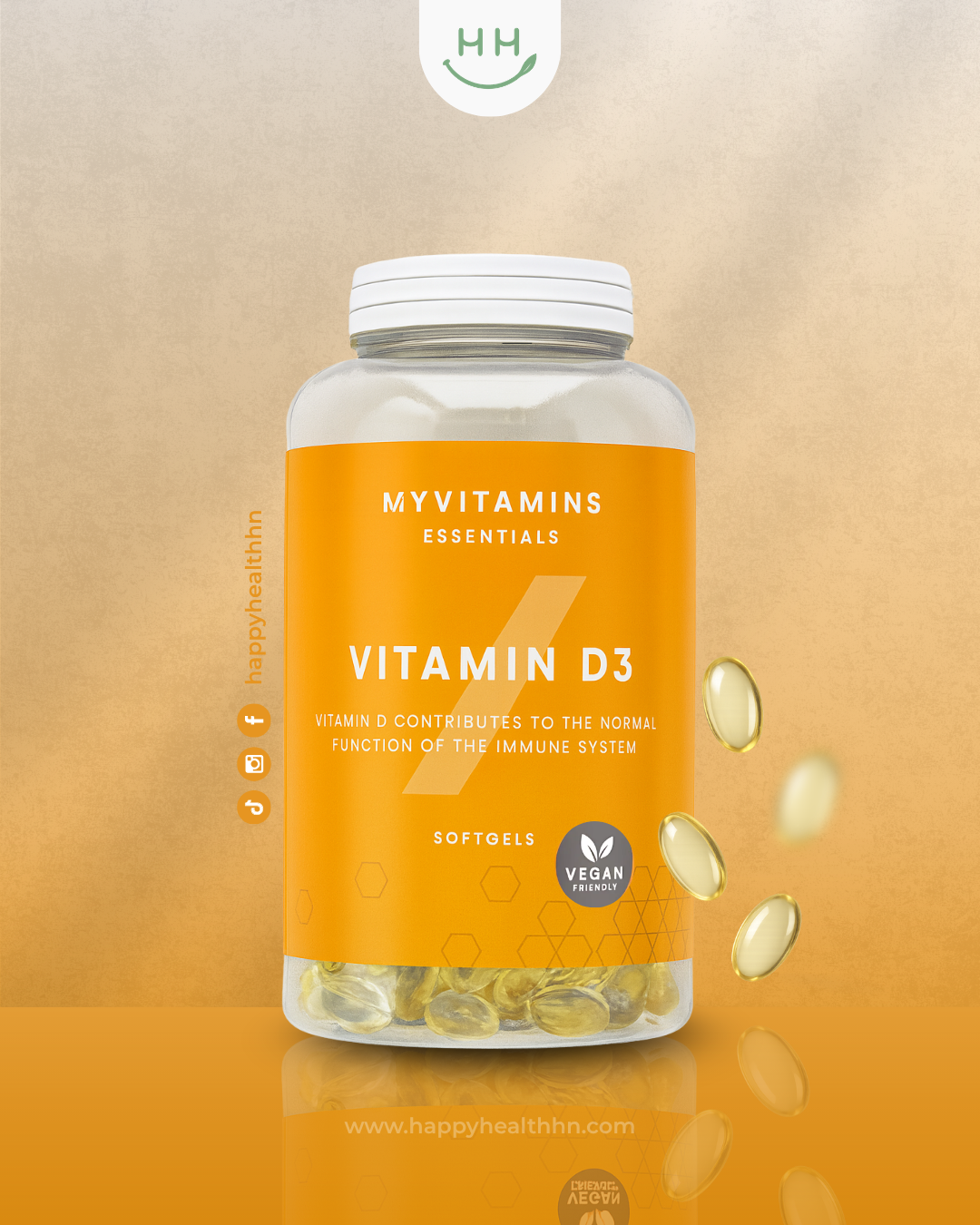MyVitamins Vitamina D 4000 UI softgels colecalciferol huesos inmunidad calcio 30 cápsulas