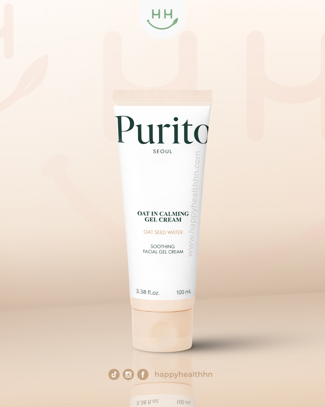 PURITO Oat-in Calming Gel Cream hidratante calmante con 77% agua de avena