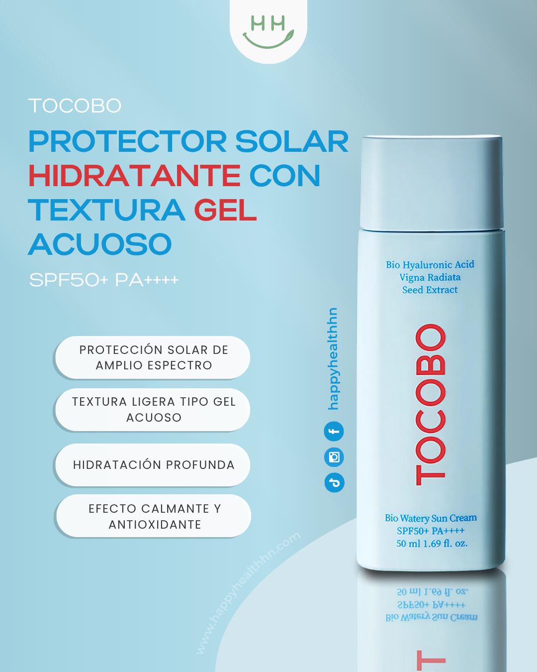 Tocobo - BIO WATERY SUN CREAM SPF50+ PA++++