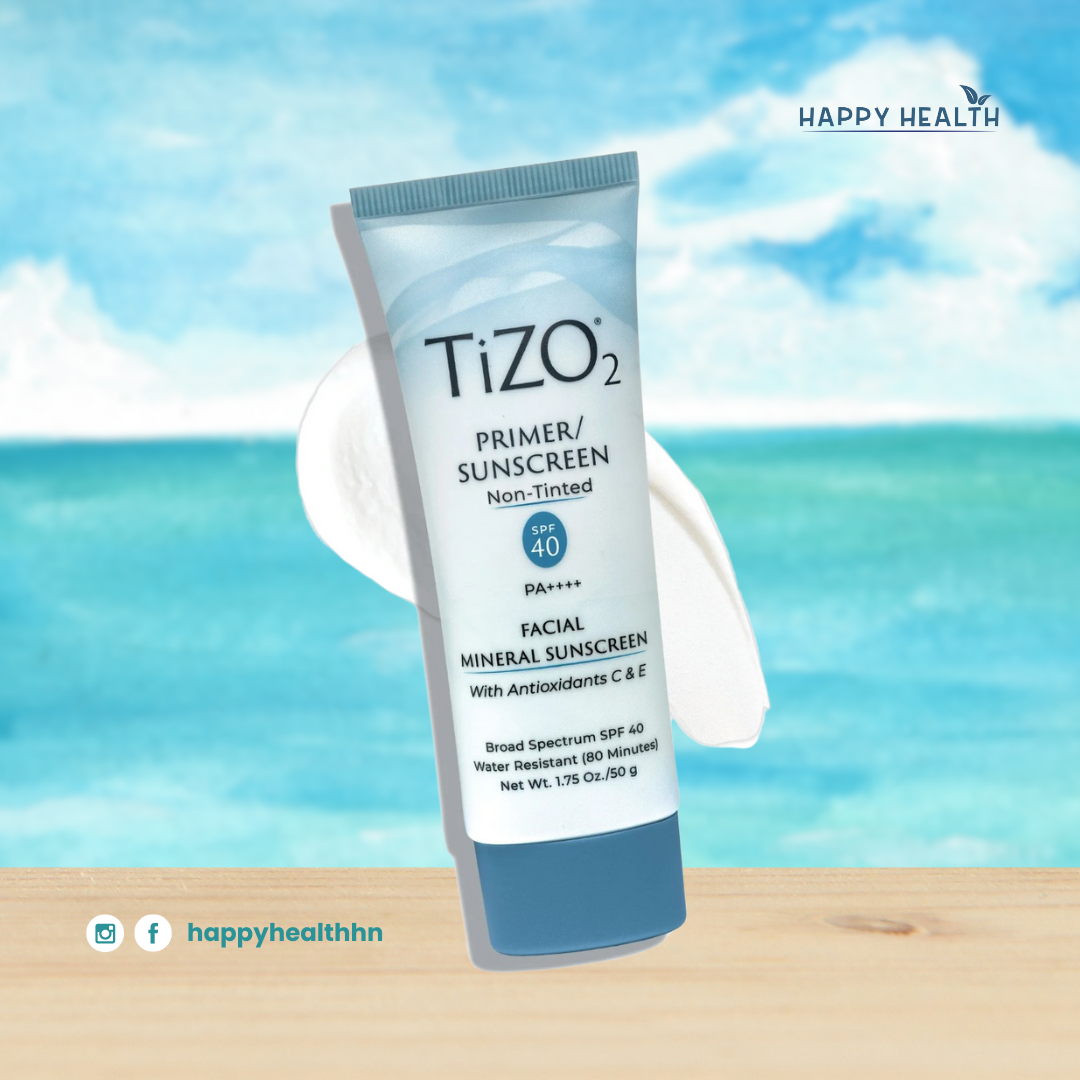 Protector solar TiZO2 facial mineral con SPF 40 ideal para pieles sensibles