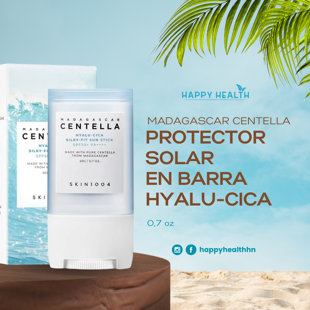 Protector solar en barra con centella asiática y ácido hialurónico Skin1004
