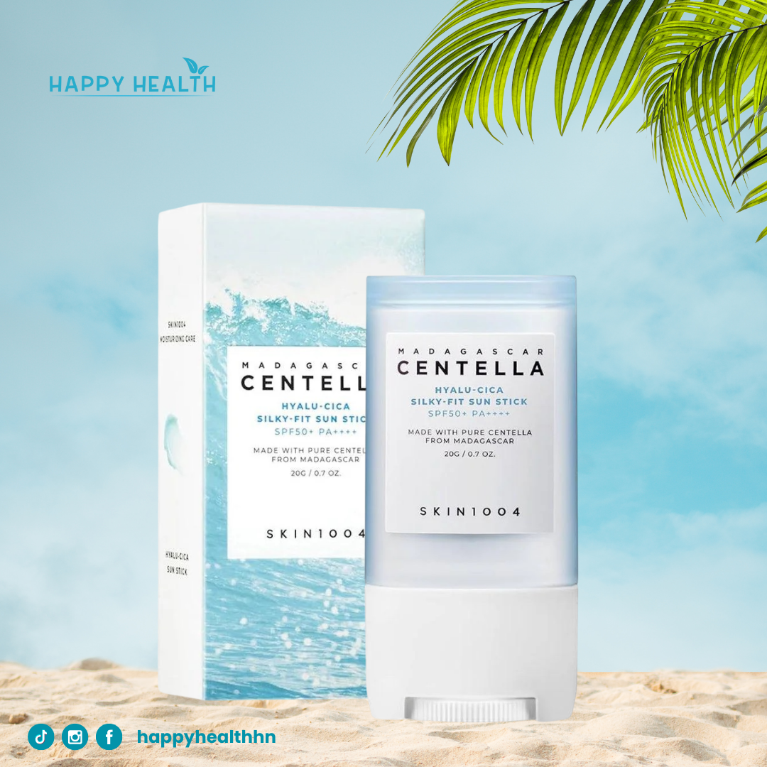 Skin1004 Madagascar Centella Hyalu-Cica Silky-Fit Sun Stick SPF50+ PA++++ protector solar en barra