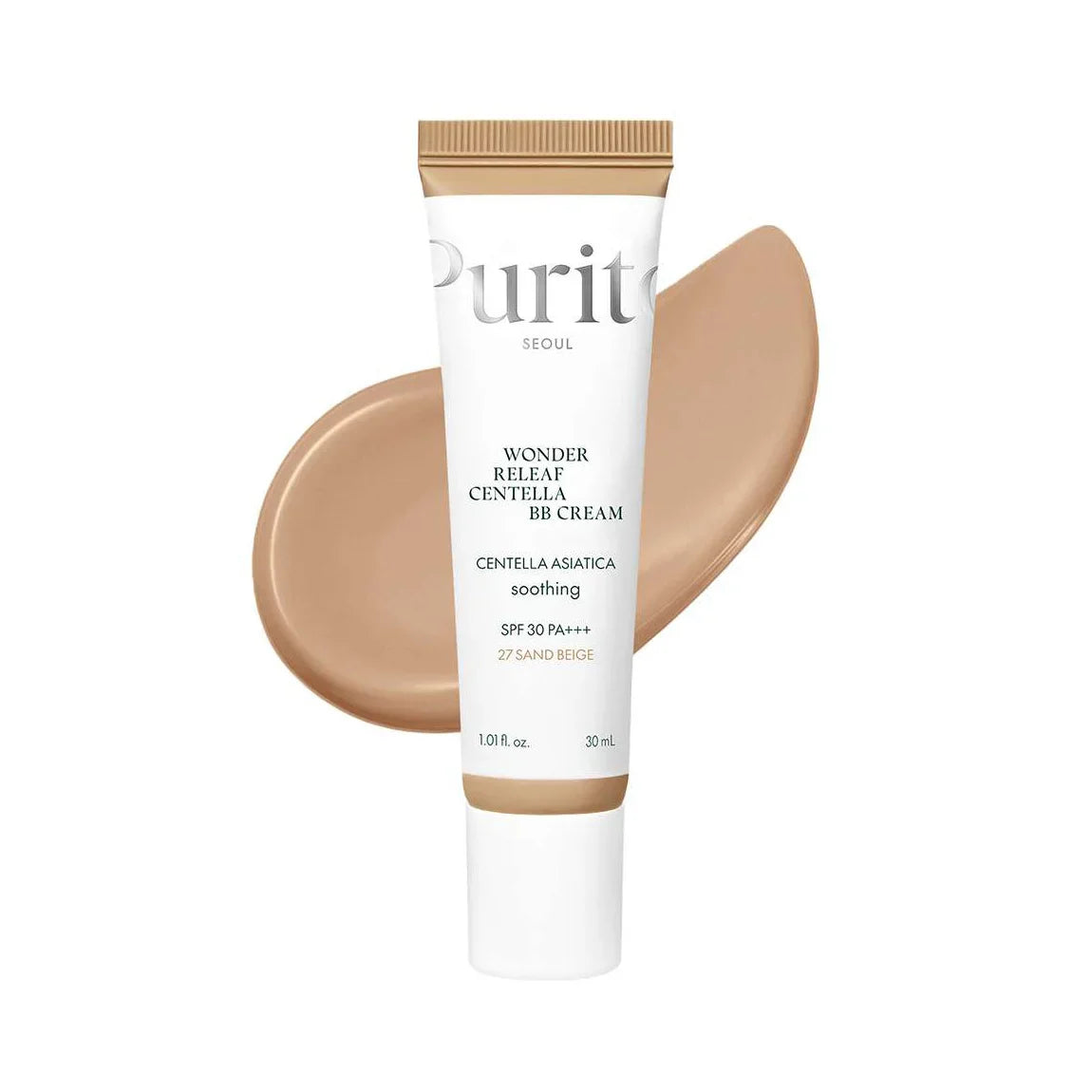PURITO - BB Cream Calmante con 49% Centella Asiática SPF30