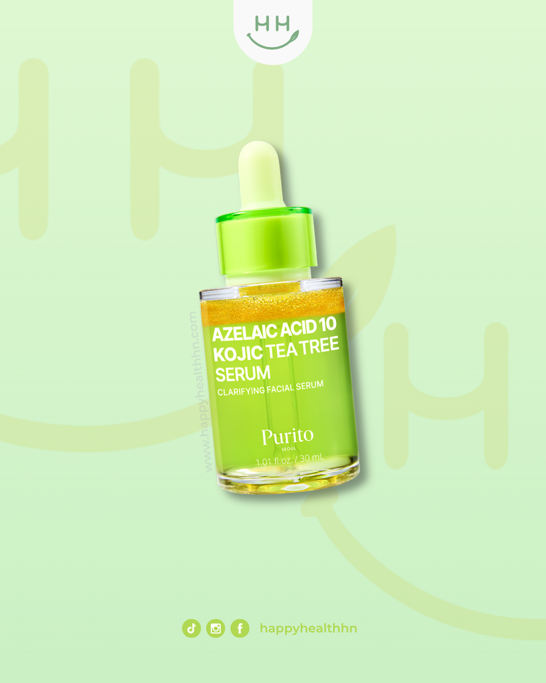 Purito Seoul Azelaic Acid 10 Kojic Tea Tree Serum ácido azelaico árbol té kójico acné marcas hiperpigmentación