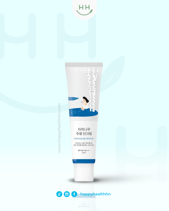 Round Lab Birch Juice Moisturizing Sun Cream SPF50+ protector solar sin white cast