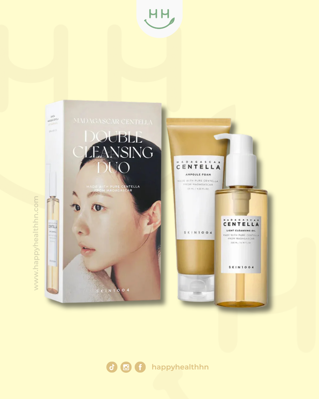 SKIN1004 Madagascar Centella Double Cleansing Duo aceite espuma K-Beauty