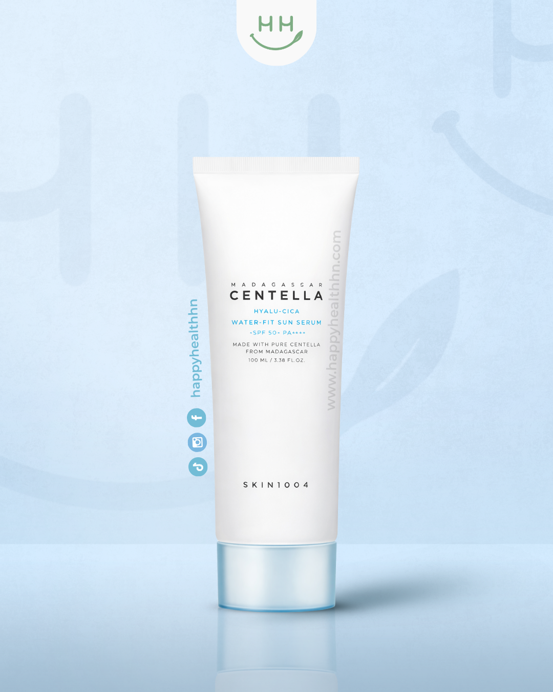 SKIN1004 Madagascar Centella Hyalu-Cica Water-Fit Sun Serum SPF50 PA++++ protector solar coreano 100ml jumbo