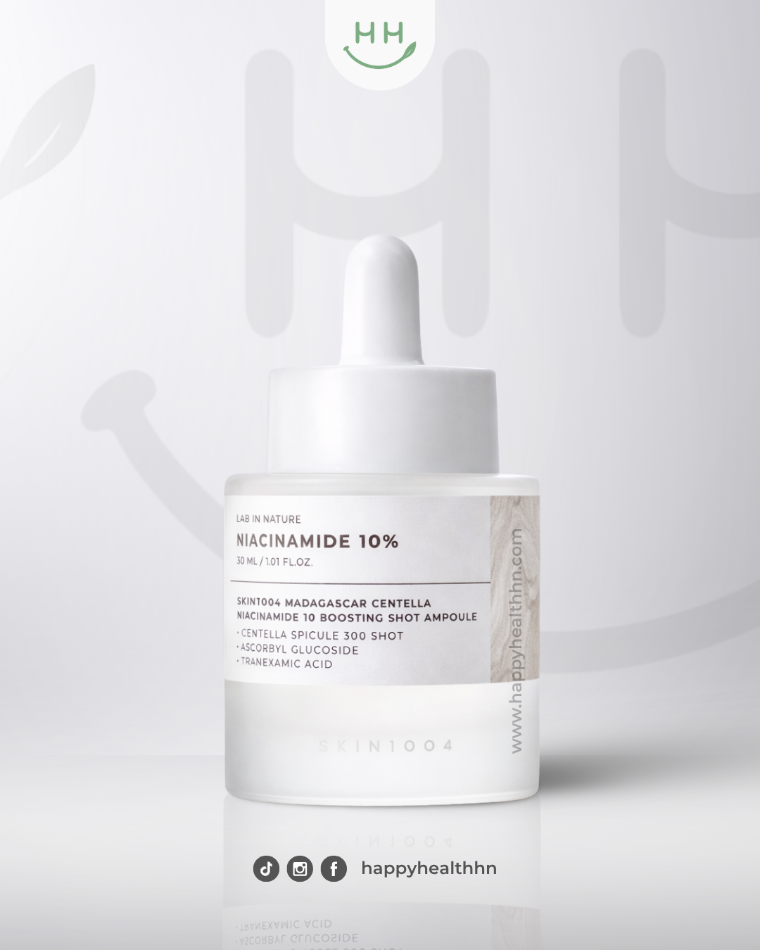 SKIN1004 Madagascar Centella Niacinamide 10 Boosting Shot Ampoule 30ml ampolla iluminadora poros coreana