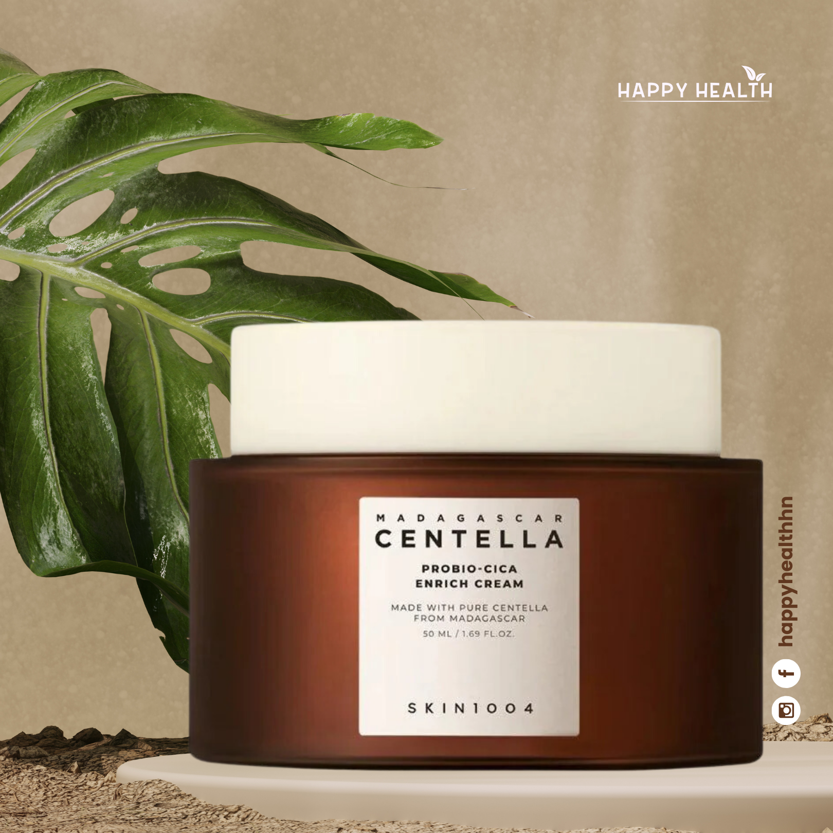 SKIN1004 Madagascar Centella Probio-Cica Enrich Cream 50ml centella fermentada niacinamida karité ceramida