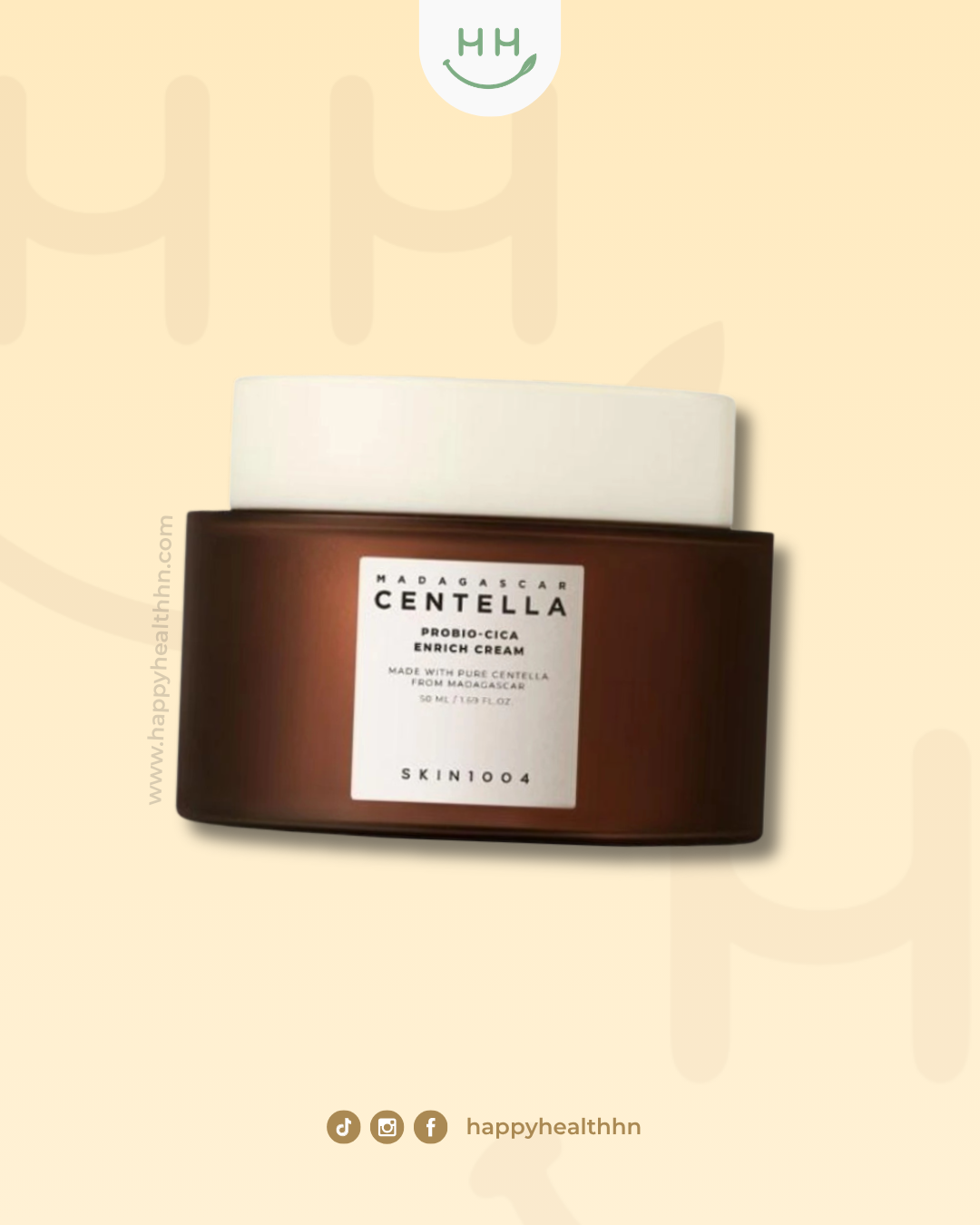 SKIN1004 Madagascar Centella Probio-Cica Enrich Cream 50ml centella fermentada niacinamida karité ceramida