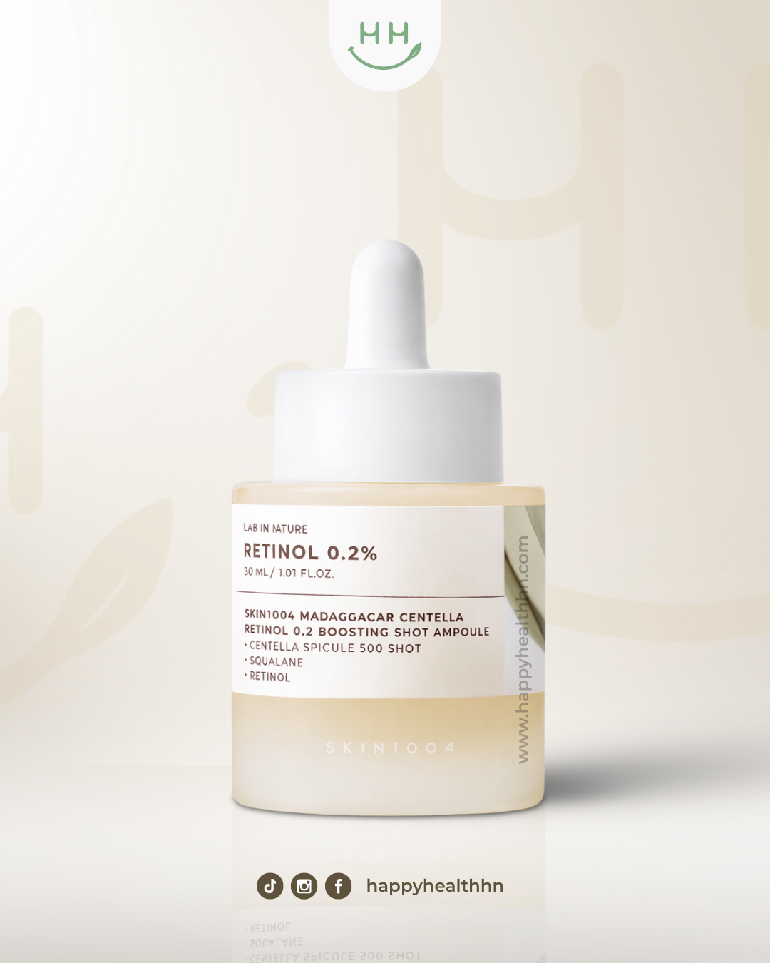 SKIN1004 Madagascar Centella Retinol 0.2 Boosting Shot Ampoule 30ml ampolla anti-edad retinol coreana