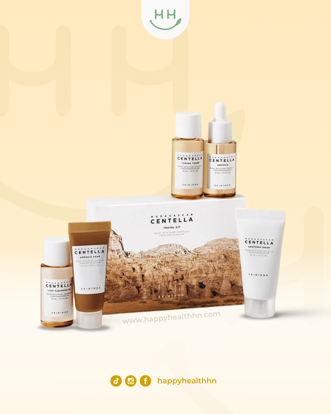 SKIN1004 Madagascar Centella Travel Kit 5 productos centella asiatica K-Beauty