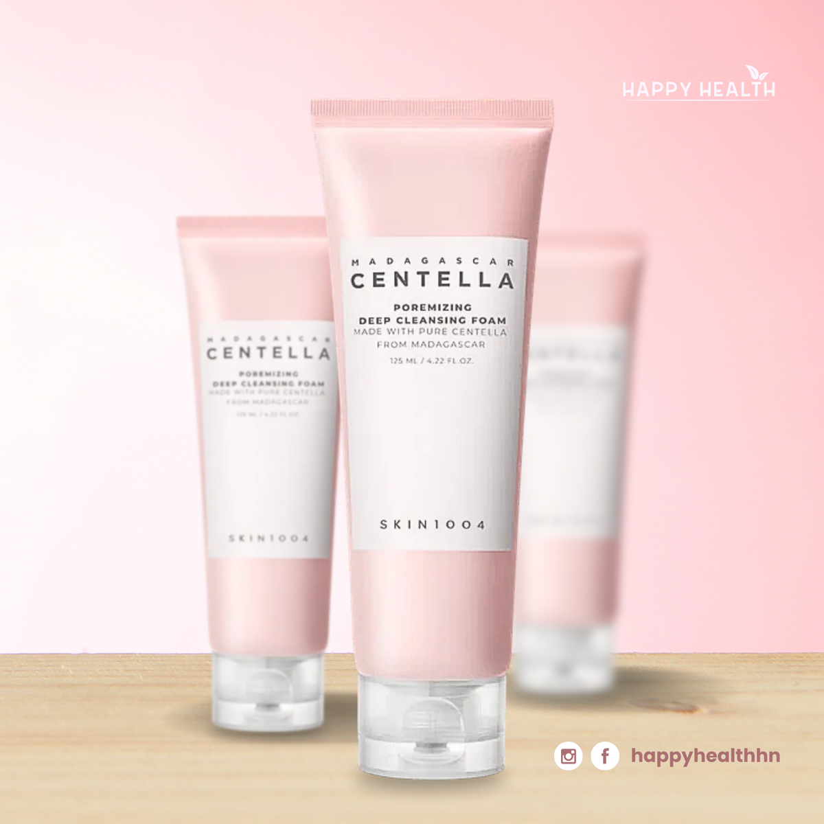 SKIN1004 Poremizing Deep Cleansing Foam limpieza profunda con 21% Centella Asiática y Sal Rosa del Himalaya