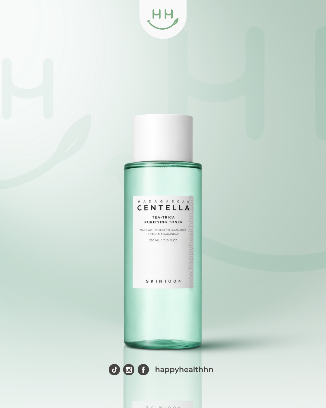 SKIN1004 Tea-Trica Purifying Toner con 12% agua de árbol de té 9.8% Centella y BHA ácido salicílico