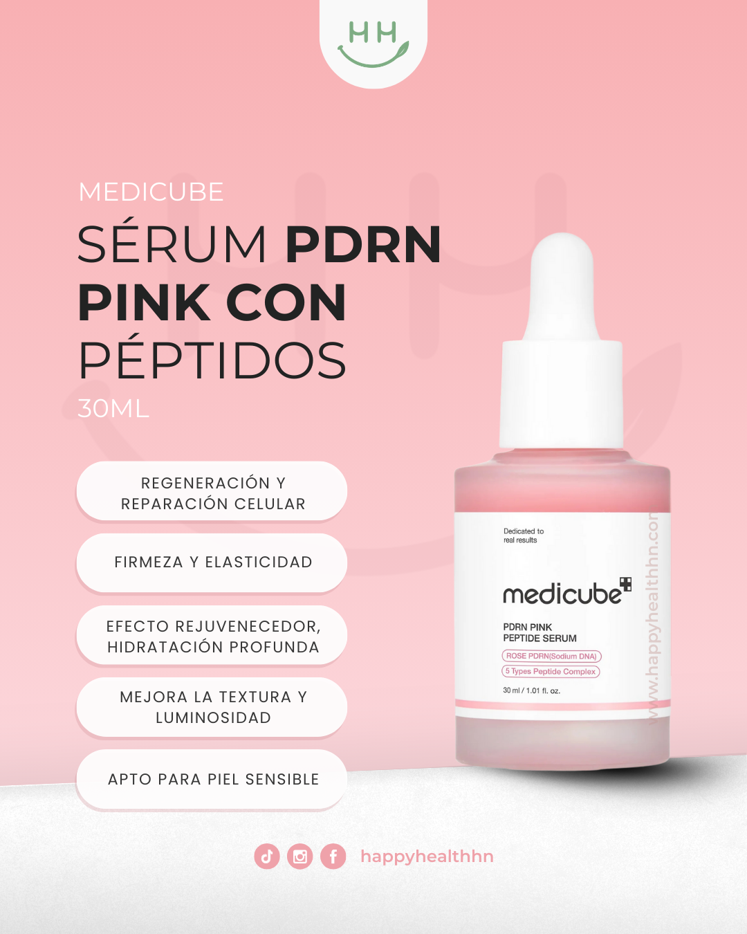 Serum Medicube PDRN Pink Peptide tecnología dermatológica regeneración colágeno