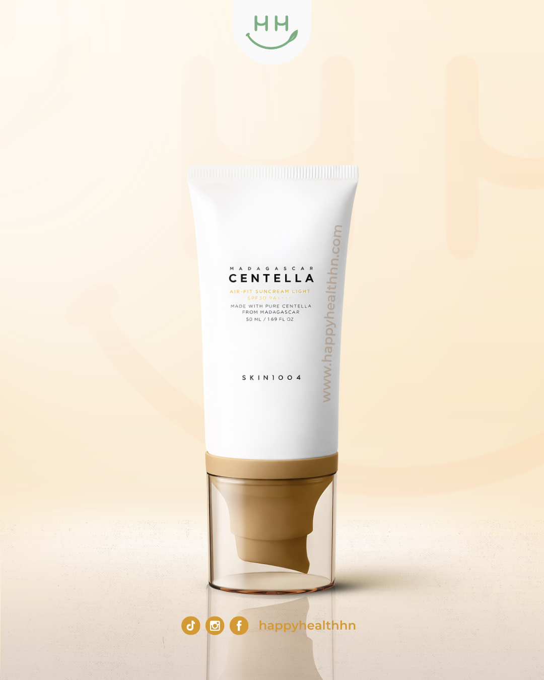 Skin1004 Air-Fit Suncream Light SPF30 50ml protector solar ultraligero coreano