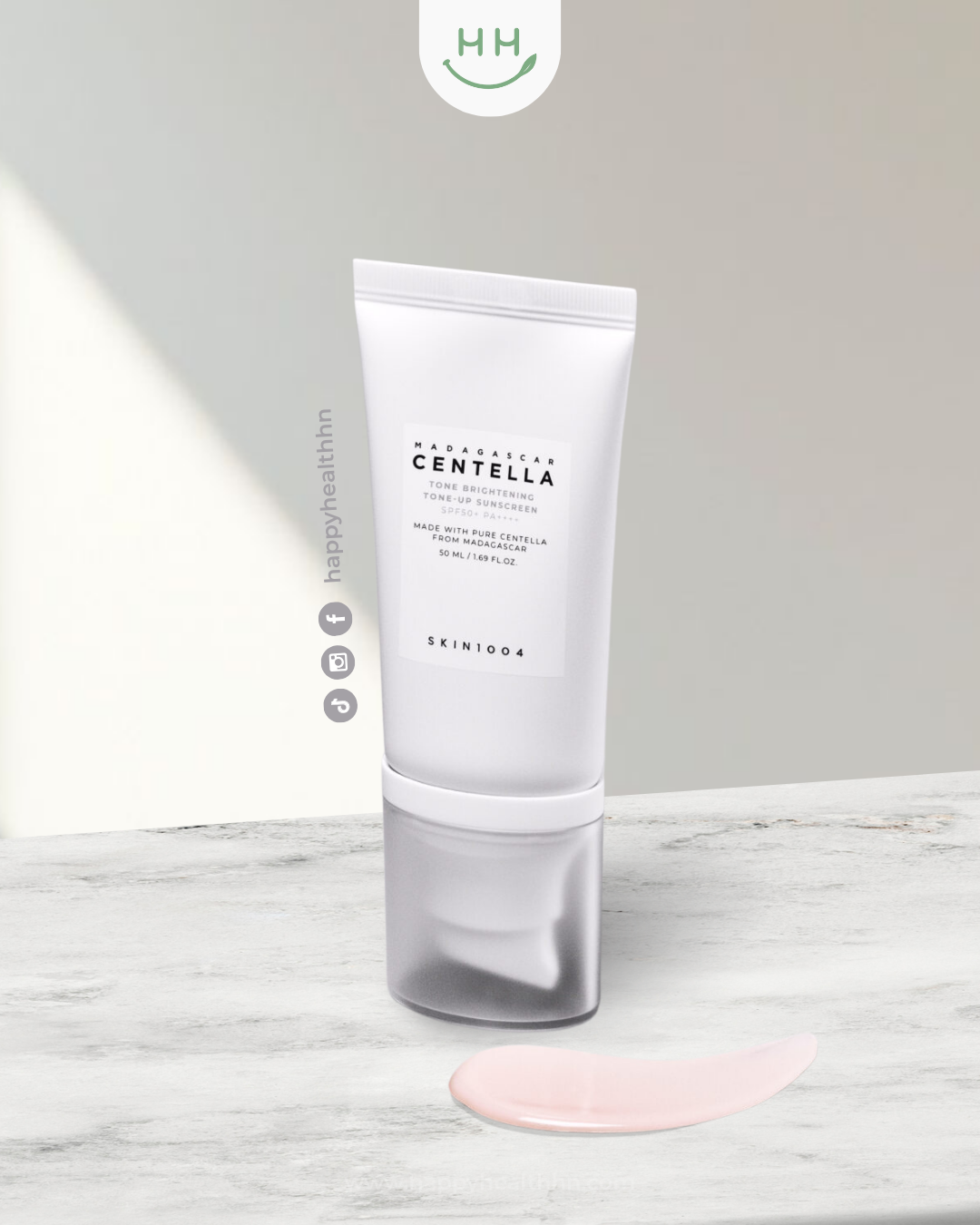 Skin1004 Centella Tone Brightening Sunscreen SPF50+ PA++++ protector solar coreano con efecto tone-up