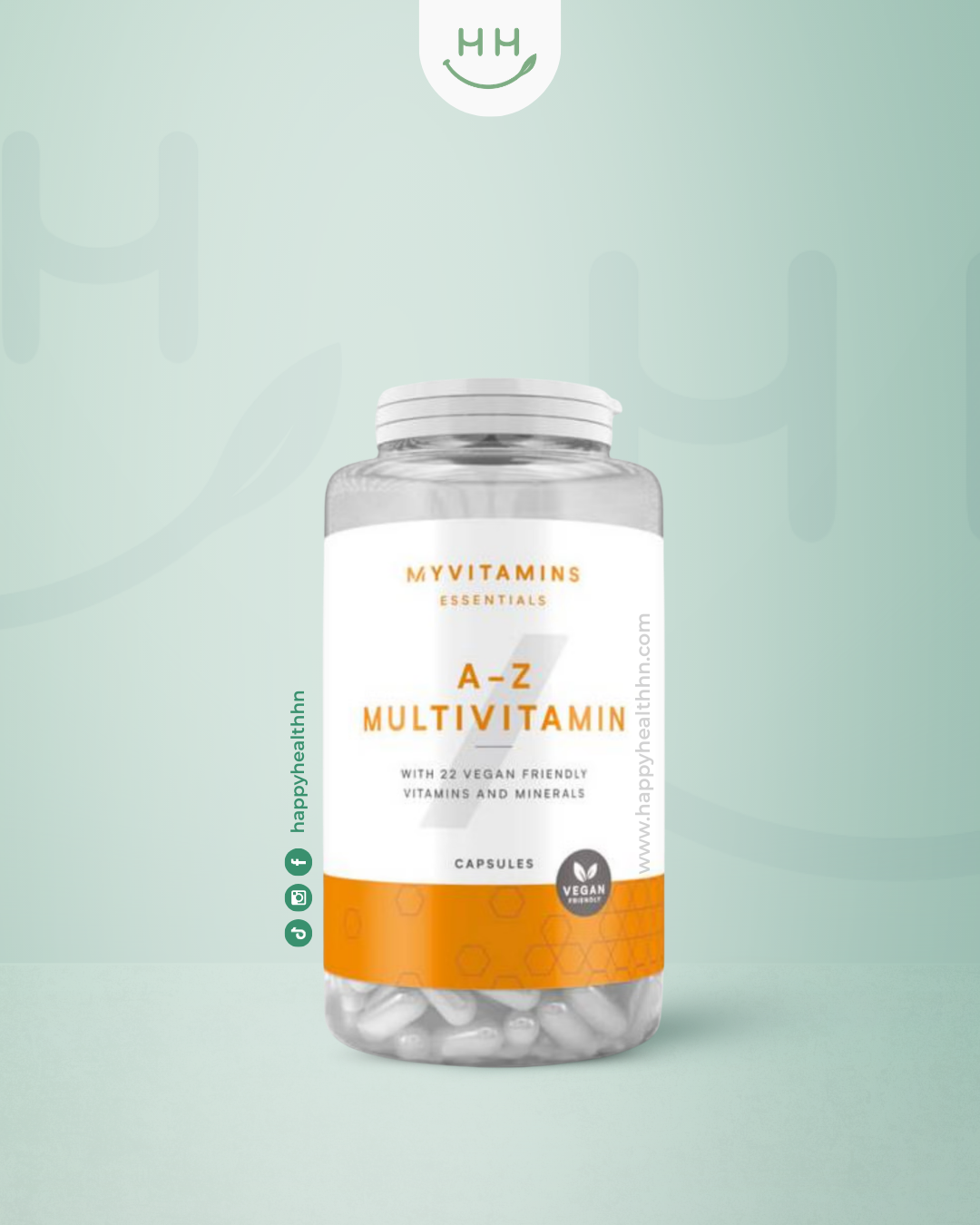 My Vitamins - Multivitamínico A-Z con 22 Vitaminas y Minerales Esenciales (60 Tabletas)