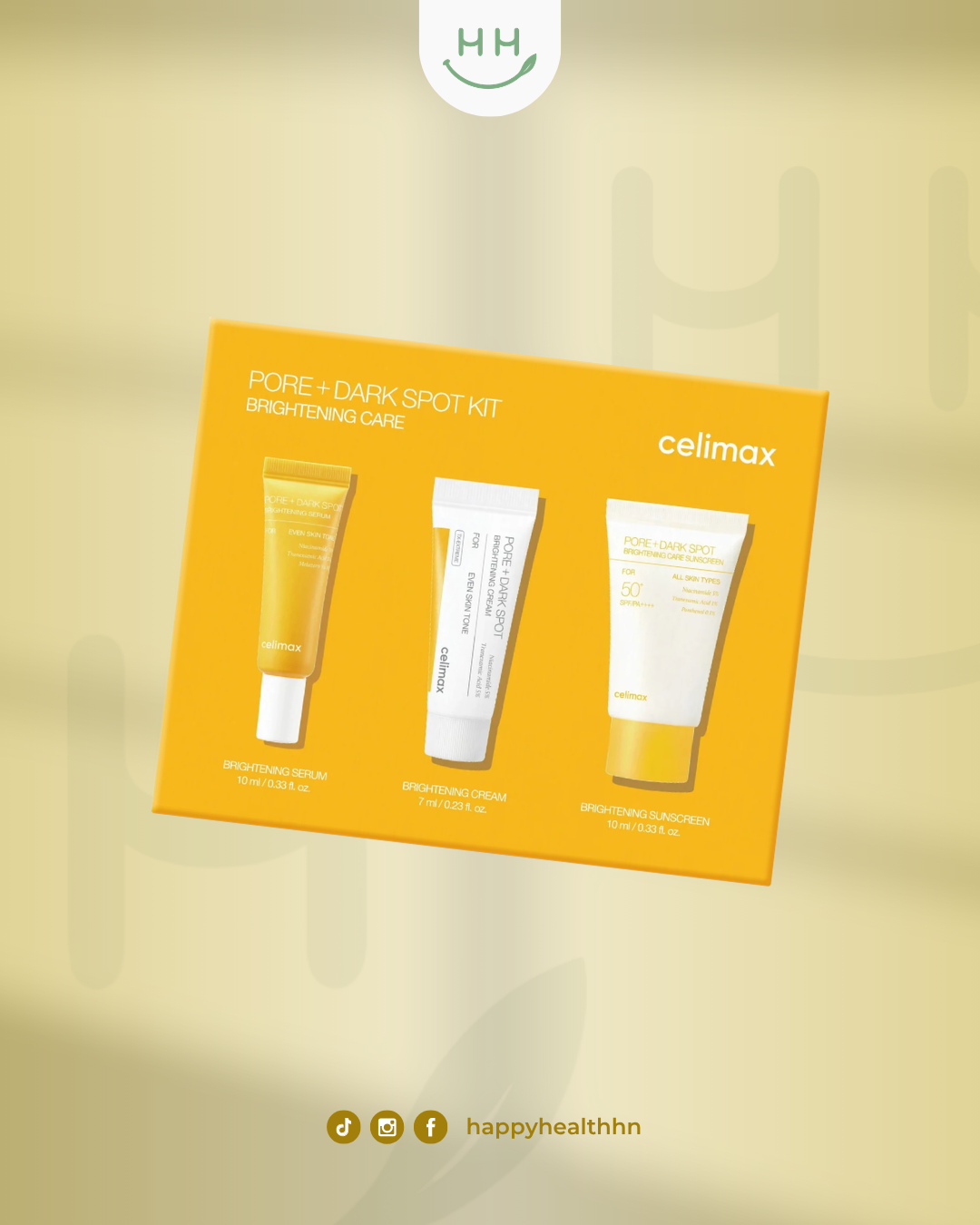 Celimax - Kit de Viaje Anti-Manchas Completo - Rutina 3 Pasos con Niacinamida + Ácido Tranexámico