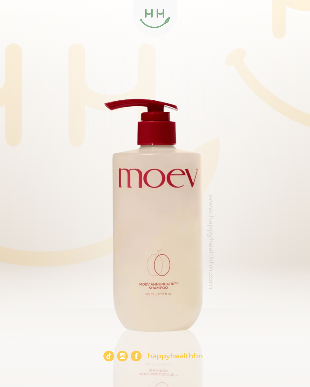 Moev - Shampoo Anti-Caída - Fortalece + Estimula Crecimiento (525ml)