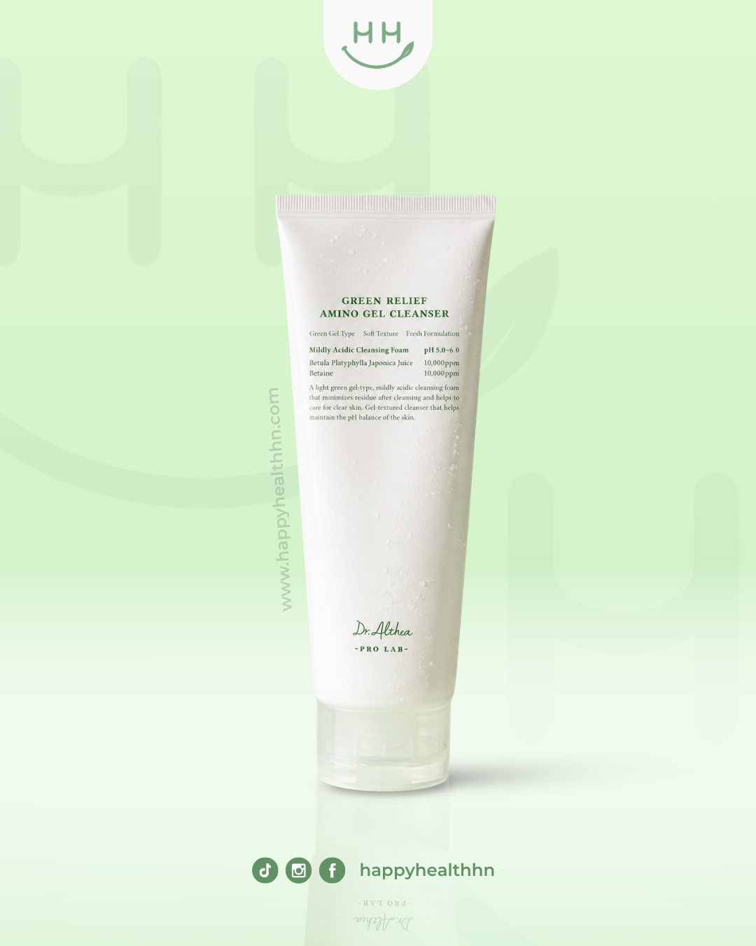 Dr Althea - Limpiador Gel de bajo pH (100ml) | Control de Grasa + Acné