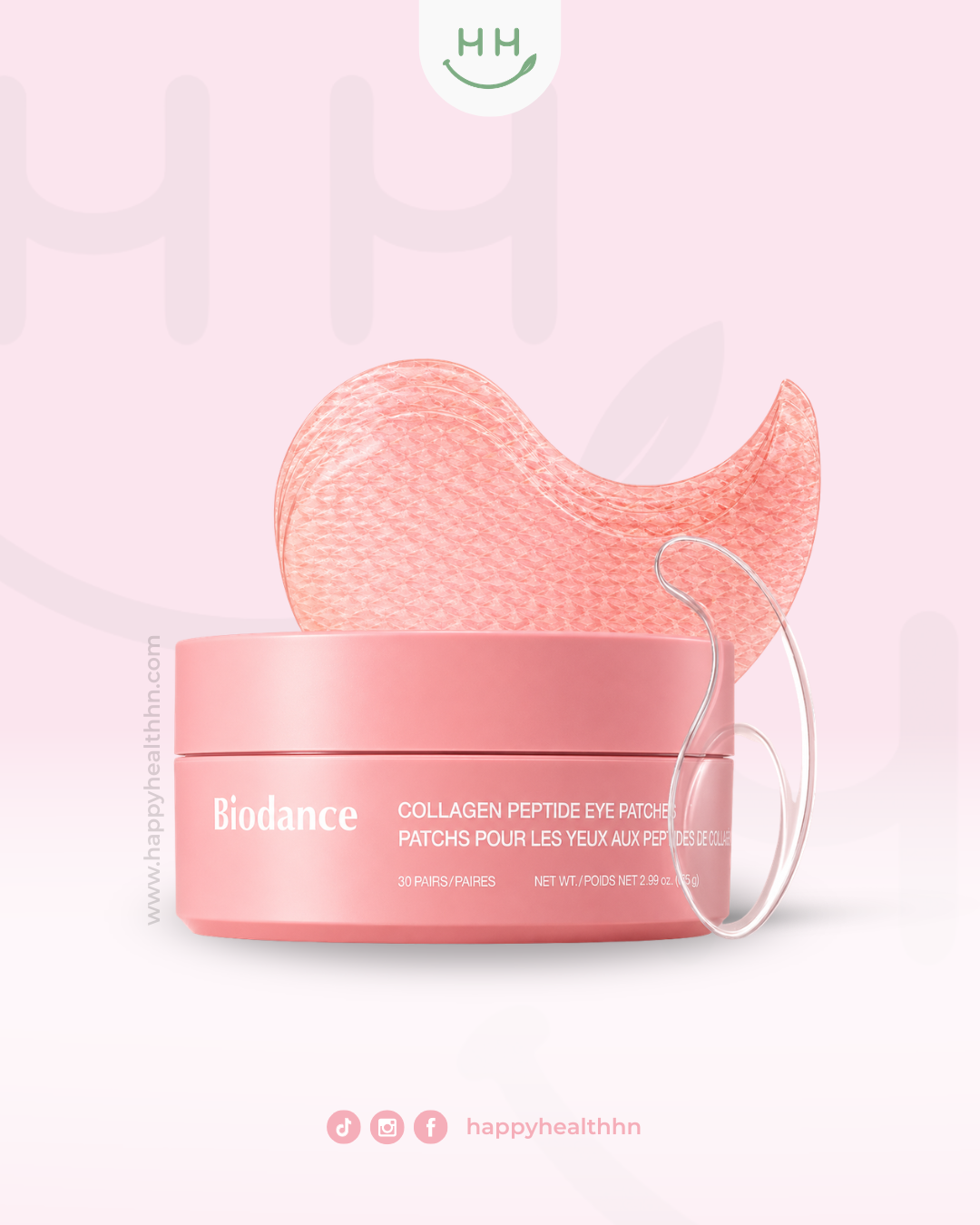 Biodance - Parches de Ojos de Colágeno y Péptidos (30 parches) | Hidrogel Premium