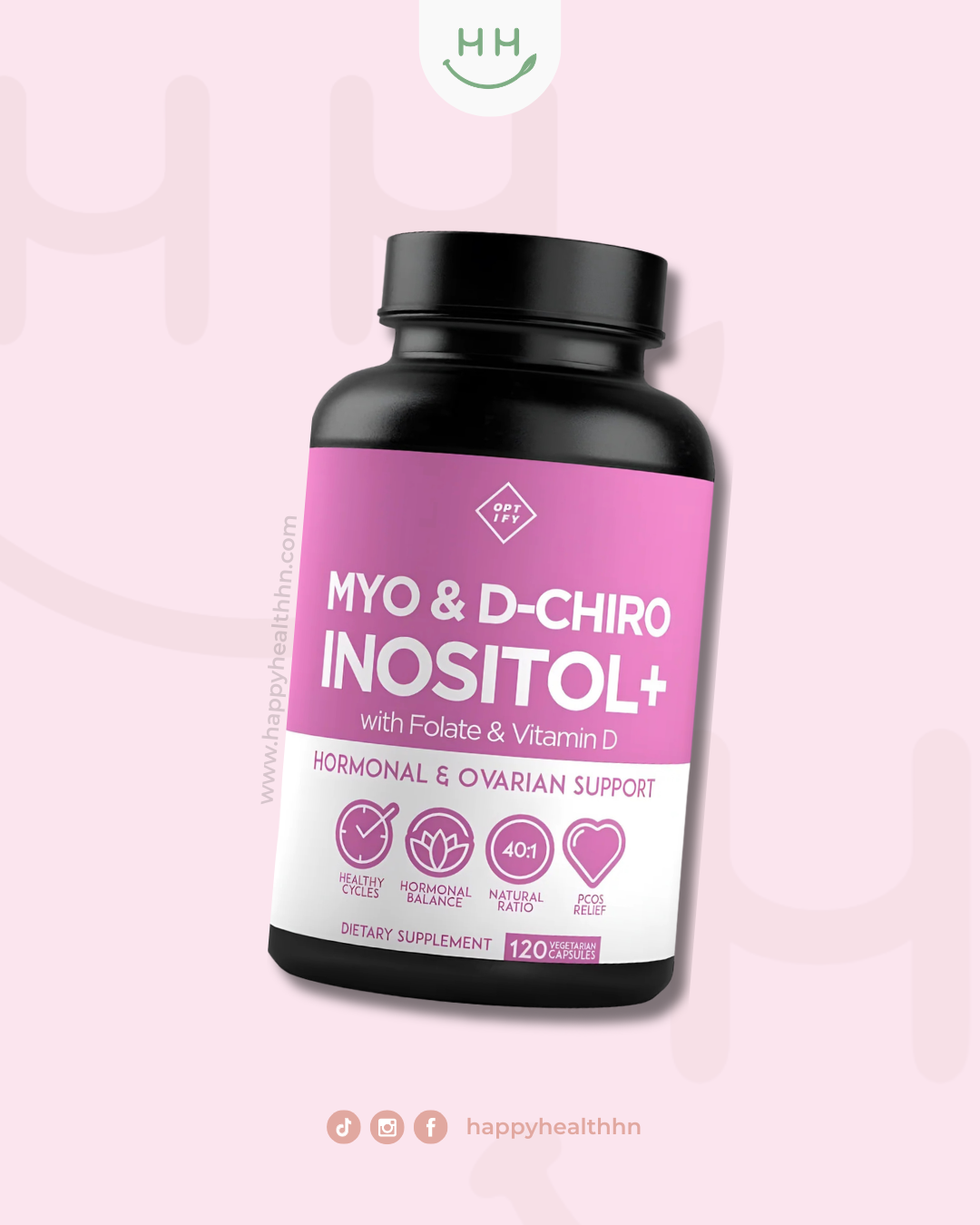 Optify - Myo & D-Chiro Inositol (120 tabletas)