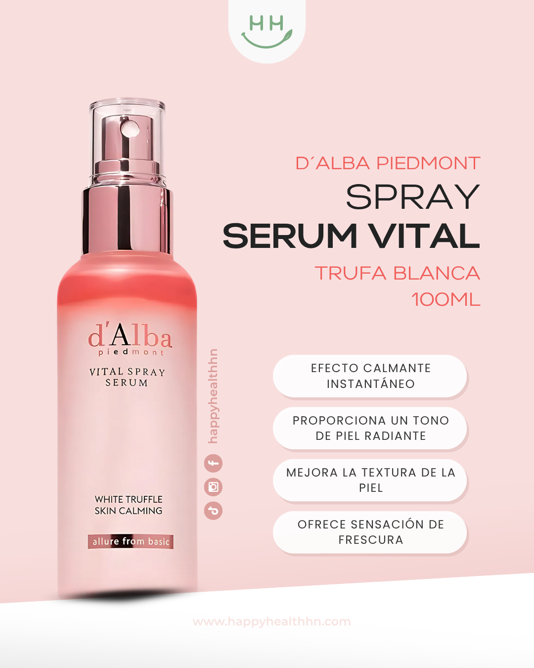Spray serum d'Alba Vital con trufa blanca para hidratación instantánea