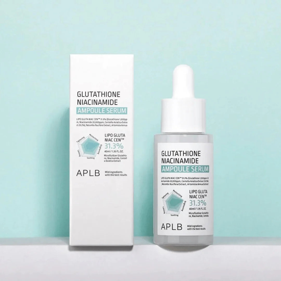  Suero APLB con Glutatión y Niacinamida para iluminar el rostro y reducir manchas. 