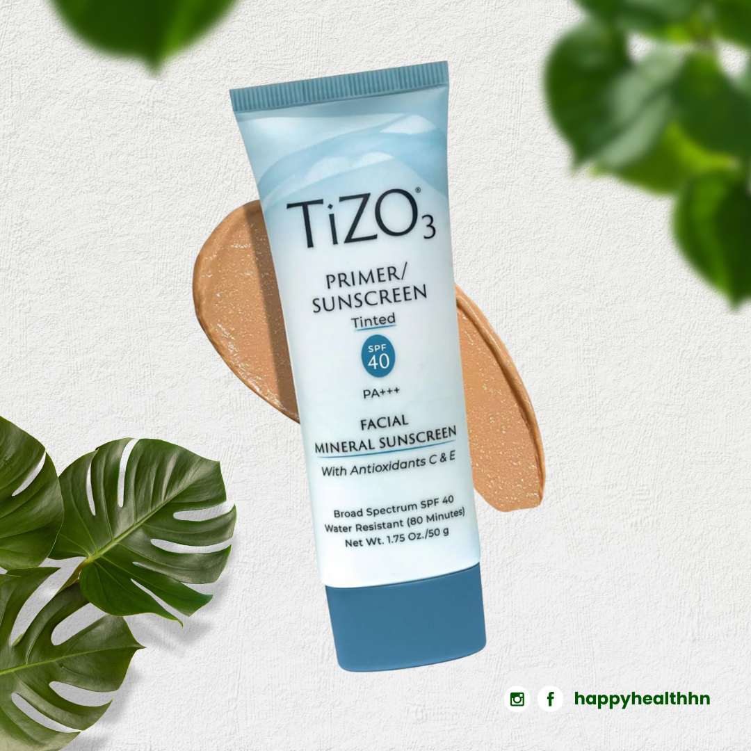 Protector solar mineral TiZO3 SPF 40 con antioxidantes y color – ideal para pieles sensibles
