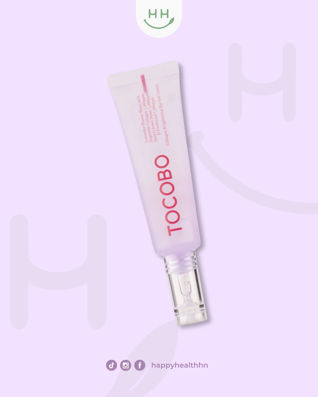 TOCOBO Collagen Brightening Eye Gel Cream 30ml crema contorno ojos iluminadora coreana vegana