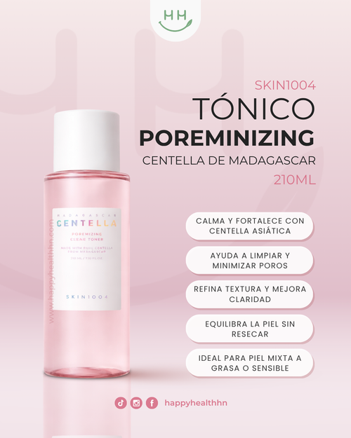 Tonico coreano SKIN1004 minimizador de poros para piel grasa