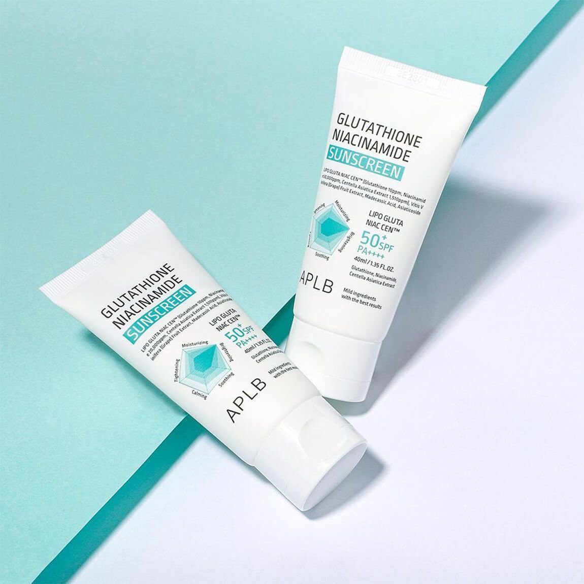 APLB - Protector Solar SPF50+ con Glutatión y Niacinamida 40ml