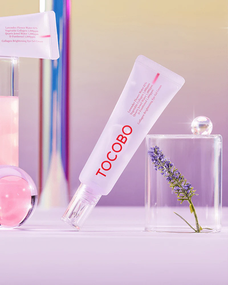 Tocobo - Crema Gel Iluminadora para Ojos con Colágeno Vegetal y 81% Agua de Lavanda (30ml)