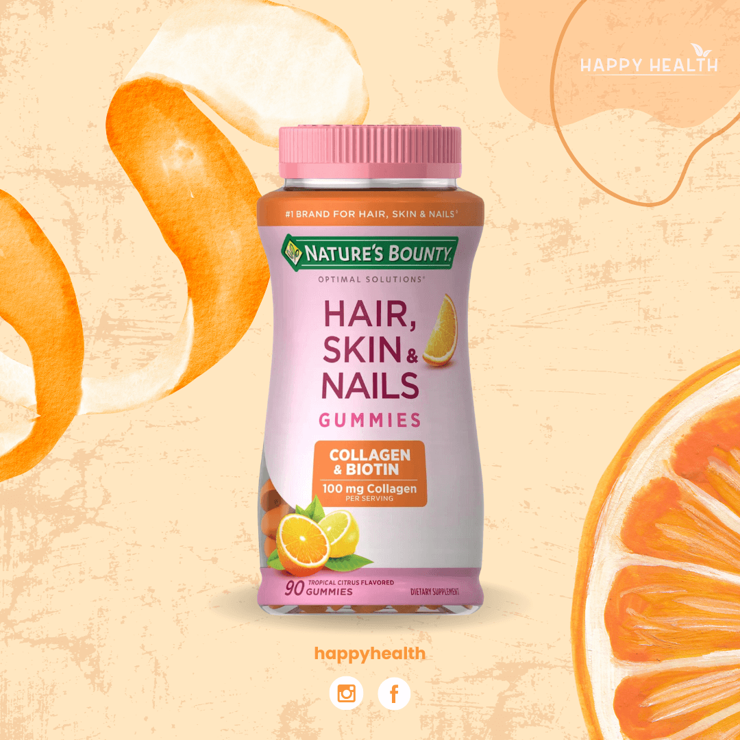 Suplemento de belleza para cabello, piel y uñas con colágeno y biotina – Nature’s Bounty